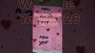 Happy new year 🌹न्यू ईयर मुबारक 🙏New years new video #craft #diy #art #artandcraft #new years video