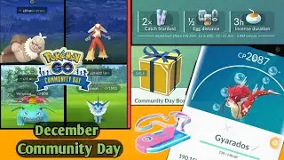December Community Day 2020 Details | Community Day 2019 & 2020 New moves | Don't Miss! Pok&eacute;mon Go