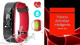 Pulsera Actividad Inteligente IP68 con puls&oacute;metro, EUMI ID115Plus Color HR