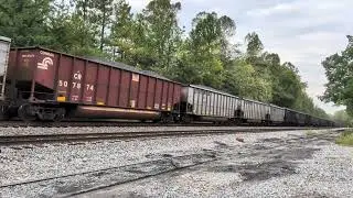 Norfolk Southern Coal Drag East Bound At Abeline Virginia 9-15-25