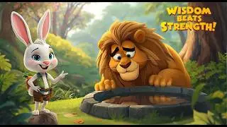 The Clever Rabbit and the Angry Lion | Kids Moral Story Cartoon Animation  | bedtimes story