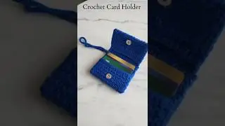 Crochet Card Holder #crochet #trending#easycrochet#shorts #cadholder #ytshorts #youtubevideo  #easy