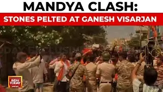 Mandya Tense: 21 Arrested After Stones Pelted At Ganesh Procession Near Mosque