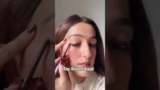 Brown kajals I absolutely love . #brownkajal #kajal #smudgeproofkajal #makeupshorts #kiwitandon