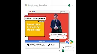 Workshop GDSC USU : Introduction to Kotlin for Mobile Apps