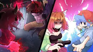 Friday Night Funkin - VS. Giraffe BF&GF Fanboy V2 showcase