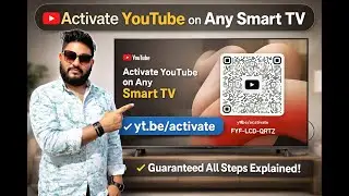 Activate YouTube on Any Smart TV Using yt.be/activate #ytbeactivate #youtubeactivate #yt