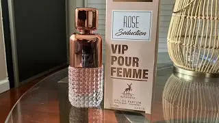 PERFUME ROSE SEDUCTION VIP DE MAISON ALHAMBRA FEMENINO SEDUCTOR Y DELICADO