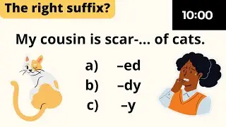 Suffixes in adjectives - Quiz