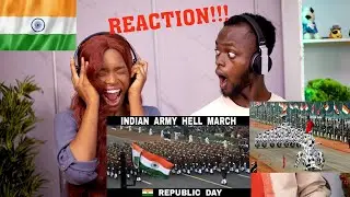 INDIAN ARMY HELL MARCH 2022 || INDIA'S 71TH REPUBLIC DAY PARADE || REACTION!!
