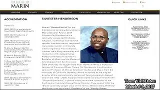 Professor Silvester Henderson (Team Member - Standard II): 