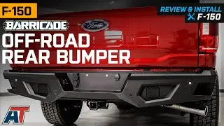 2021-2023 F-150 Barricade HD Off-Road Rear Bumper Review & Install