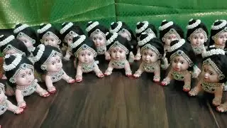 crawling Krishna | decor by hari | little Krishna | return gift | krishna astami return gift |