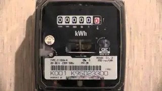 Счетчик электроэнергии: счетчик кВтч GEC C11B3A-H.