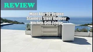 Mont Alpi MAi400-D90FC 4-Burner Gas Grill Island with Infrared Burner & Fridge Review 2025
