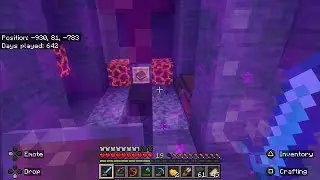 45yo Minecraft noobs first world,Virgin enters nether regions