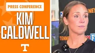 Tennessee Lady Vols basketball coach Kim Caldwell speaks to the media I GBO