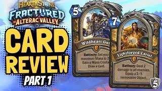 NEW CARDS!! Alterac Valley! Hero Cards! 20 MANA!! | Alterac Review #1