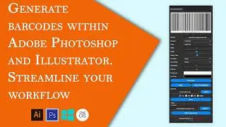 Create, Customize, and Integrate Barcode with Barcode Generator Plug-in in Photoshop & Illustrator
