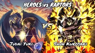 Can E&bull;HERO Stand Against Raidraptors? | Judai vs Shun | Duel Links | Triple Knockout Cup