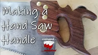 How to Make A Hand Saw Handle. Replacement Hand Saw Handle