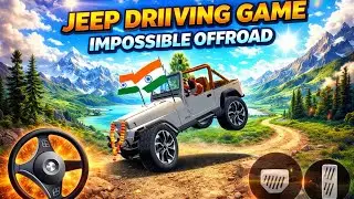 White Jeep Offroad King 👑🔥 | Indian Car Simulator 3D
