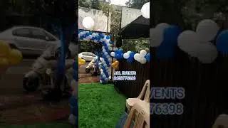 Balloon decoration for shop opening Pune, Balloon arch decoration