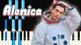 LANY -  Alonica  PIANO TUTORIAL EASY Instrumental Karaoke Lyric