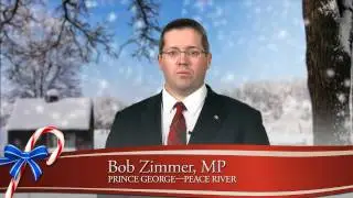A Christmas Message from Bob Zimmer, MP