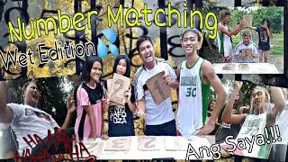 NUMBER MATCHING CHALLENGE / WET EDITION ( FUNNY GAME ) - Kabatangs Vlog