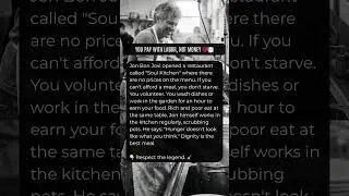 HIS RESTAURANT HAS NO PRICES ON THE MENU 💔