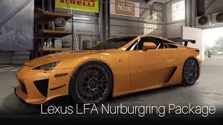 Lexus LFA Nurburgring Edition (5 Purple Star Car, Tier 5)csr2mods