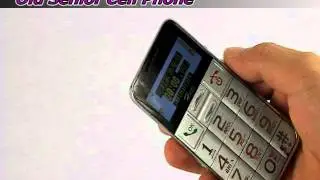 Senior mobile phone for old people- how to install battery and some easy operating .flv