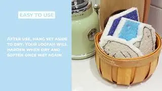 Amouhom Eco-Friendly Cleaning Cloth | 100% Natural Material & Zero Waste