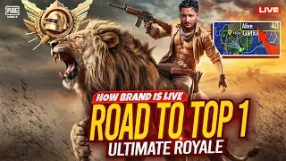 Rank Top 3 In Ultimate Royale | Aj #2 Valy Ko Kabu Karna✅😱 | Pubg Mobile | HOW BRAND LIVE