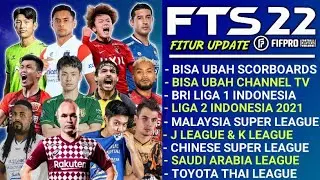 MANTUL ! FTS 22 Full Asia BRI Liga 1 Indonesia Grafik HD New Update Fitur Kits & Transfer 2021-2022