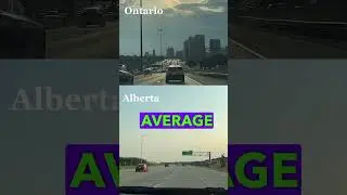 Commute time difference between Ontario Vs Alberta #migratecanada #immigration #canada