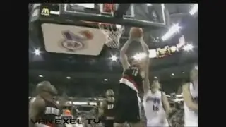 Joel Przybilla 17 Pts 22 Rebounds @ Kings, 2004-05.