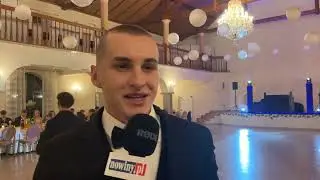 Arkadiusz Bacewicz z klasy mundurowej ZSOMS Racibórz na studniówce 2026