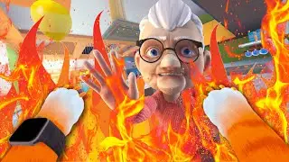 Can I Fix Granny's House After I DESTROYED It? - I Am Cat VR