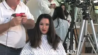 RIGHT DOWN THE MIDDLE- HOW TO SHAVE A WILDCAT- MOLLY'S HEADSHAVE DVD 284-3 HAIRCUT.NET NOW SHOWING