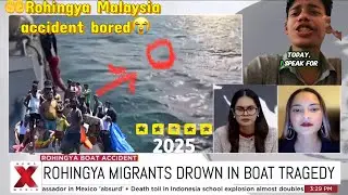 Rohingya was just live on News X World, speaking about the Rohingya boat that capsized off Malaysia