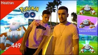 FIRST EVER LEGENDARY HEATRAN RAID! (Pok&eacute;mon GO)
