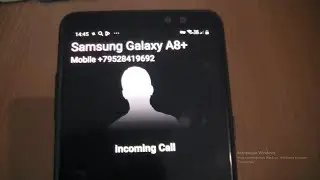 Sony fake call on Samsung Galaxy A8 plus fake Over the Horizon incoming call