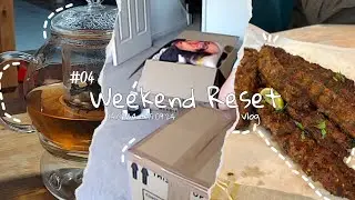 #04 Weekend Reset/ Vlog!! | moving, studying, what's in my bag, school, skincare, asmr 𓍢ִ໋🌷⋆.&deg;