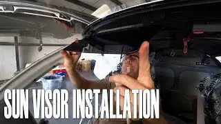 Sun Visor Installation - Building the Raptor Prototype