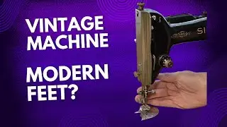 Can My VINTAGE Singer Sewing Machine use MODERN Presser Feet?