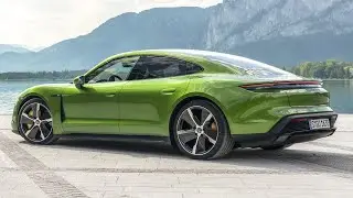 2020 Porsche Taycan Turbo S Mamba Green - Fully-Electric Sports Car