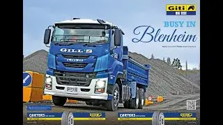 Giti Tyres Big Test August Isuzu CYZ 460 tipper