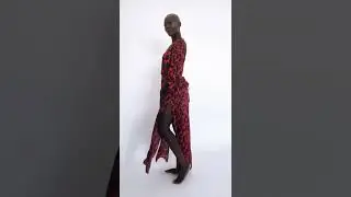 Red Leopard Tunic Coverup